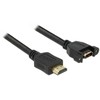 Delock Delock HDMI – HDMI kabelis 1m juodas (85102)