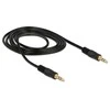 Delock Klinkenkabel 3,5 mm 3 Pin Stecker > Stecker 1 m juodas