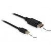 DELOCK 82698 Delock kabelis Displayport (M) -> Displayport mini (M) 1m