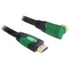Delock kabelis HDMI A kištukas > HDMI A kištukas kampinis 4K 1 m