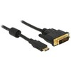 Delock Cable Mini HDMI C kištukas > DVI 24+1 kištukas 1 m