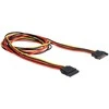 DELOCK 60133 Delock maitinimo kabelis SATA 15 kontaktų kištukas > SATA 15 Pin moteriškas prailginimas 100 cm