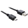 DELOCK Cable EASY-USB 2.0-A male > USB 2.0 mini male 1 m