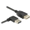 USB kabelis Delock USB-A - USB-A 1 m Juodas (83551)