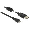Delock kabelis USB 2.0 A vyriškas USB 2.0 Micro-B kištukas 1,0 m