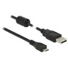 Delock kabelis USB 2.0 A vyriškas USB 2.0 Micro-B kištukas 1,0 m