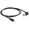 Kabelis USB Delock USB-A - 1 m Juodas (83535)