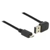 Kabelis USB Delock USB-A - 1 m Juodas (83535)