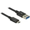 Delock Kabelis USB Digitus USB-A - USB-C 1 m Juodas (83983)