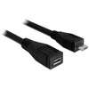 Delock ilgintuvas USB 2.0 tipo Micro-B kištukas > USB 2.0 tipo Micro-B lizdas