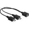 DELOCK 65440 Delock USB micro B laidas > 2 x USB micro-B vyriškas 20,5 cm
