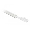 DeLOCK Cable Duct Mini self-closing self-adhesive 10 x 10 mm - length 1 m baltas, Baltas, PVC, Adhesive tape, 10 mm, 1 pc(s)