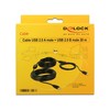 Delock Cable USB 2.0 A tipo kištukas > USB 2.0 B tipo kištukas 20 m