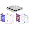 Delock 21289 - 8.89 cm (3.5") - Carrier panel - 2.5" - Sidabrinis - Aluminum - 98 mm
