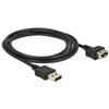 USB kabelis Delock USB-A - USB-A 2 m Juodas (83665)
