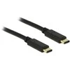 DELOCK Cable USB Type-C 2.0 male > USB Type-C 2.0 male 2.0 m juodas