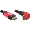 Delock kabelis HDMI A kištukas > HDMI A kištukas kampinis 4K 2 m