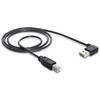 USB kabelis Delock USB-A - USB-A 2 m Juodas (83375)