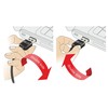 KABELIS USB MICRO(M)->USB-A(M) 2.0 2M KAMPINIS KAIRĖ/DEŠINĖ EASY-USB JUODA DELOCK