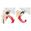 KABELIS USB MICRO(M)->USB-A(M) 2.0 2M KAMPINIS KAIRĖ/DEŠINĖ EASY-USB JUODA DELOCK