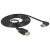 Kabelis USB Delock USB-A - 2 m Juodas (83552)