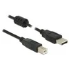USB kabelis Delock USB-A - USB-B 2 m juoda (84897)