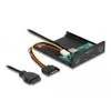 Šakotuvas Delock 3.5? USB 3.2 Gen 1 priekinis skydelis 2 x USB Type-C™ + 2 x USB Type-A