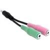 DELOCK Adapteris cable Klinke 3.5 mm 4 Pin St > 2 x Klinke 3.5 mm 3 Pin Bu