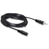 Delock Kabelis minijack plėtinys M/F 3Pin 5m juoda