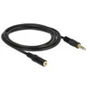 Kabelis Delock Jack 3.5mm - Jack 3.5mm 2m juoda (83766)
