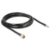 Delock Antennenkabel N Stecker > RP-SMA Stecker CFD400 LLC400 3 m low loss