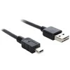 „Delock Cable“ EASY-USB 2.0 tipo A kištukas > USB 2.0 tipo Mini-B kištukas, 3 m juodas