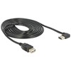 Delock Kabelis EASY USB 2.0-A gewinkelt > Typ A Buchse 2.0 3m