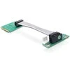 Delock Riser kortelė PCIe X1 lanksti - 13 cm kabelis / jungtys