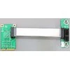Delock Riser kortelė PCIe X1 lanksti - 13 cm kabelis / jungtys