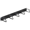 Delock 19" kabelių valdymo skydelis 1U juodas