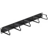 Delock 19" kabelių valdymo skydelis 1U juodas