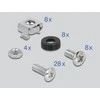 Delock Delock 19 DIN bėgelio laikiklis 4 U bk - 42632