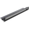 Delock 19" Keystone 24 prievadas su bėgeliu