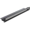 Delock 19" Keystone 24 prievadas su bėgeliu