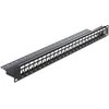 Delock 19" Keystone 24 prievadas su bėgeliu