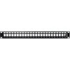 Delock 19" Keystone 24 prievadas su bėgeliu