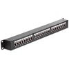 Delock tinklo 19" sujungimo skydo 24 prievadas 6 kat