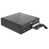 Delock 5,25 colio skyrius, skirtas 1 x 5,25 colio plonam diskui + 2 x 2,5 colio SATA HDD / SSD (47230)