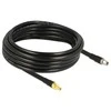 Delock 5m RP-SMA/RP-SMA - 5 m - CFD400 - LLC400 - RP-SMA - RP-SMA - Juodas