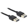Delock Kabelis EASY USB 2.0-A Stecker > Stecker juodas 5 m