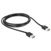Delock Kabelis EASY USB 2.0-A Stecker > Stecker juodas 5 m