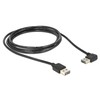 USB Delock USB-A kabelis - 5 m juodas (83467)