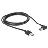 USB Delock USB-A kabelis - 5 m juodas (83467)