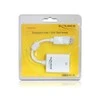 Delock Adapteris Displayport 1.2 vyriškas > VGA moteriškas baltas